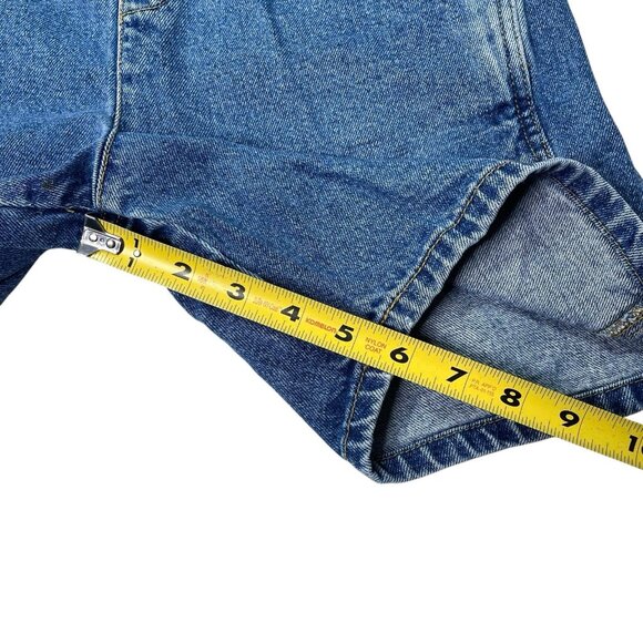 Vintage Guess Baby 100% Cotton Denim Shortalls Overalls Kids Size 7Y - Picture 8 of 10